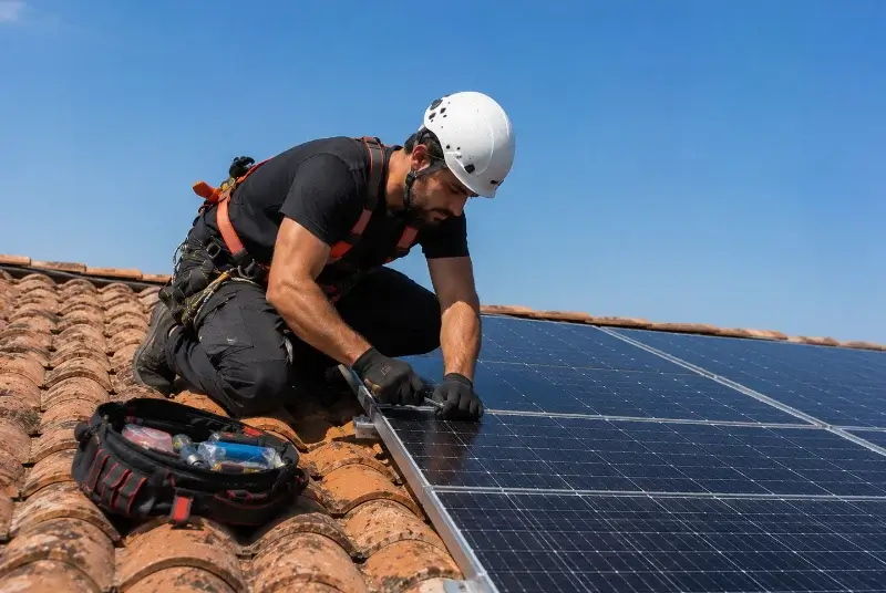 Maintenance et monitoring de panneaux solaires à Ascain