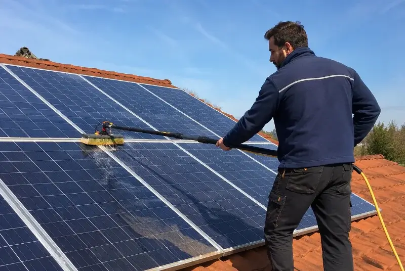 Nettoyage et entretien de panneaux solaires à Ascain